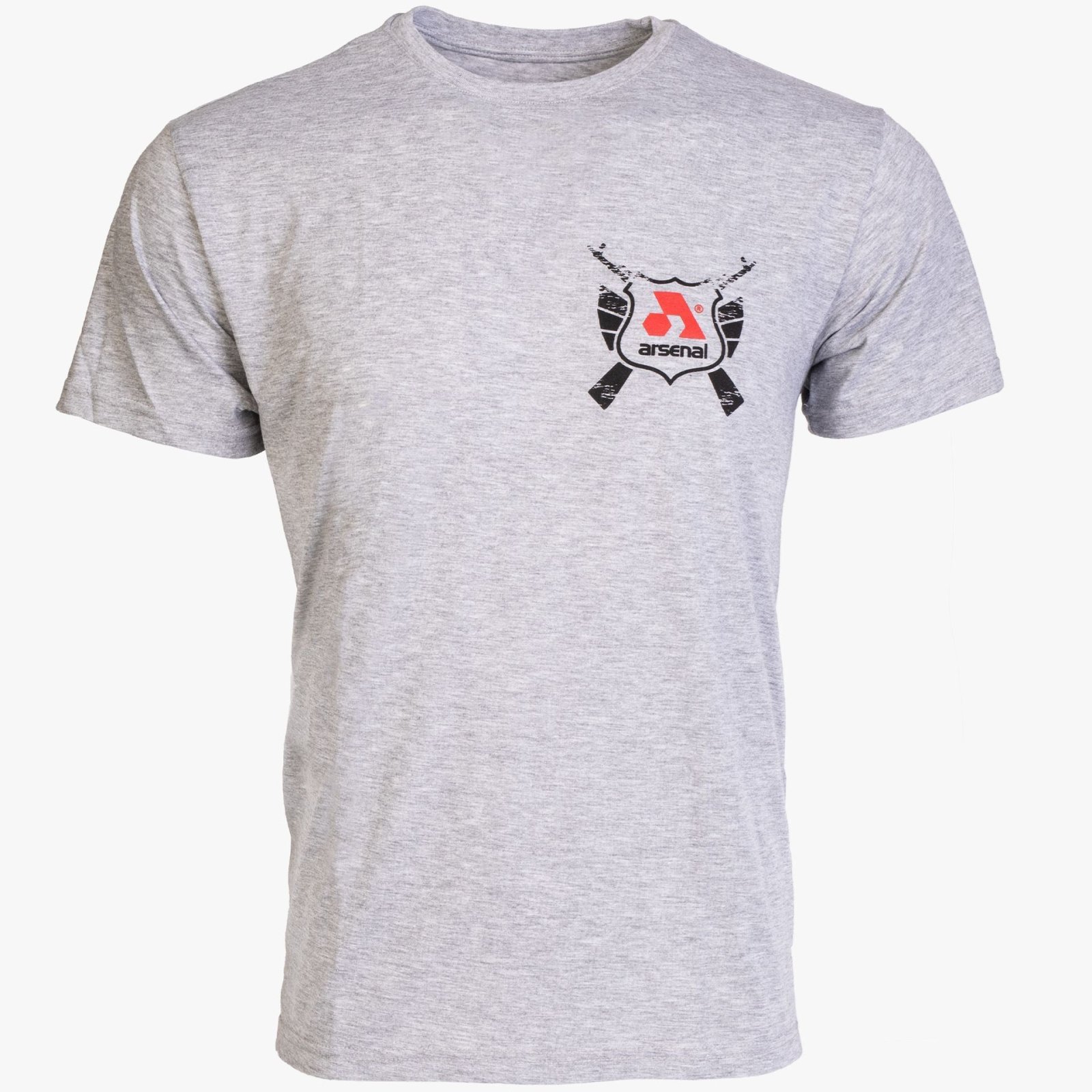 Arsenal Small Gray Cotton Relaxed Fit Classic T-Shirt - Arsenal