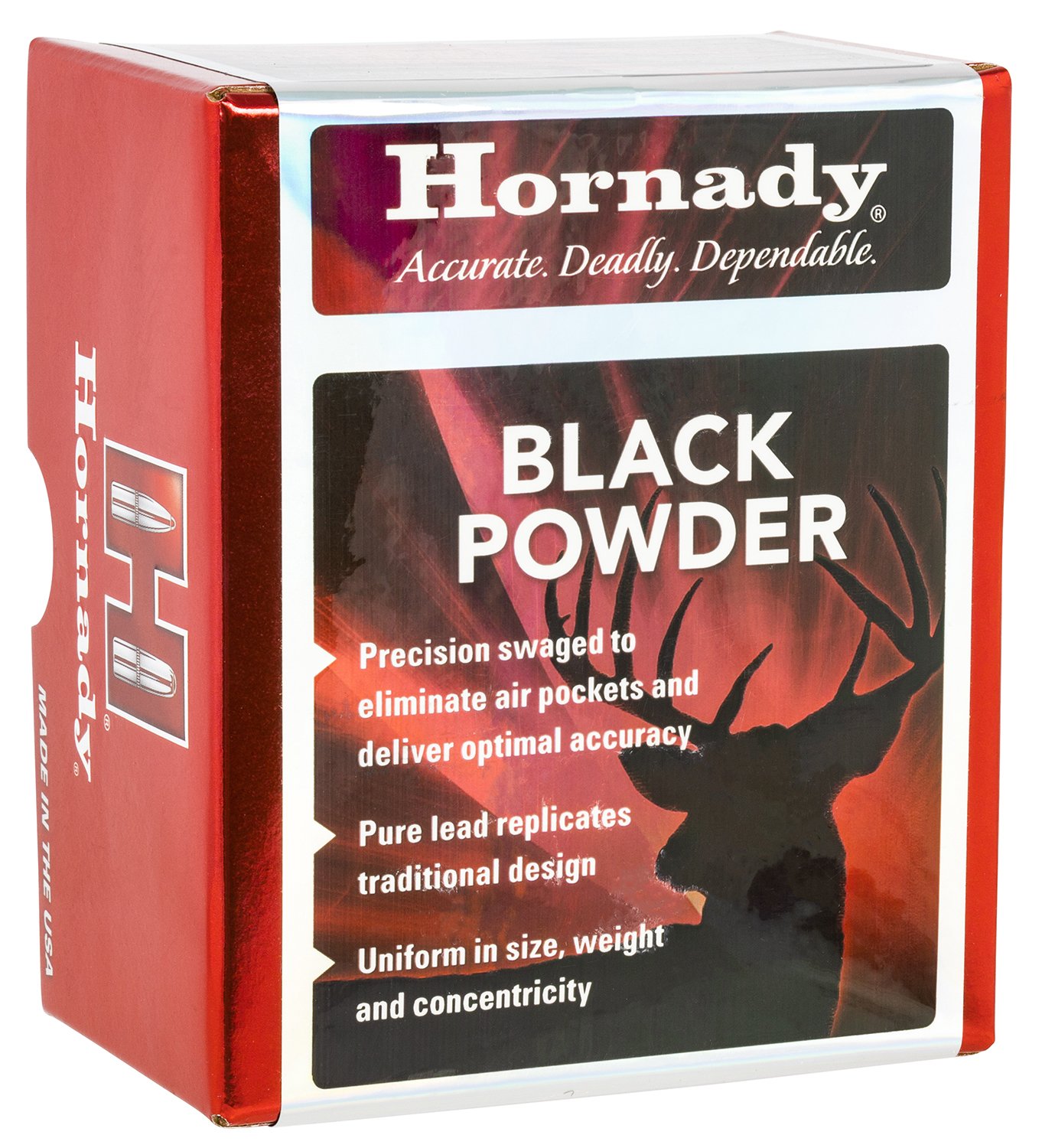 Hornady 6100 Lead Balls Black Powder 54 Cal Round Balls 100 - Horn Hunter - LEAD BALL