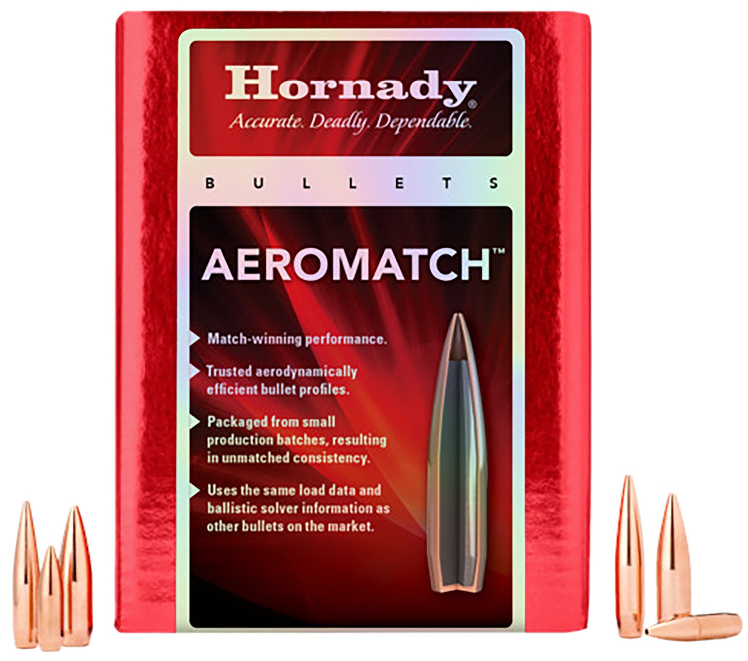 Hornady 227711 22Cal .224 69gr HPBT Bullets 500/Box - Horn Hunter - .224