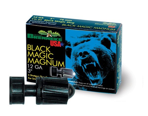 Brenneke SL123BMM Black Magic Magnum 12Ga 3" 1 3/8oz Slug 5/Box - Brenneke