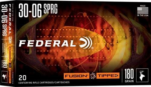 Federal F3006TFS3 Fusion 30-06 Springfield 180gr Bonded Soft Point 20rd Box - Federal Premium Ammunition - BONDED SOFT POINT