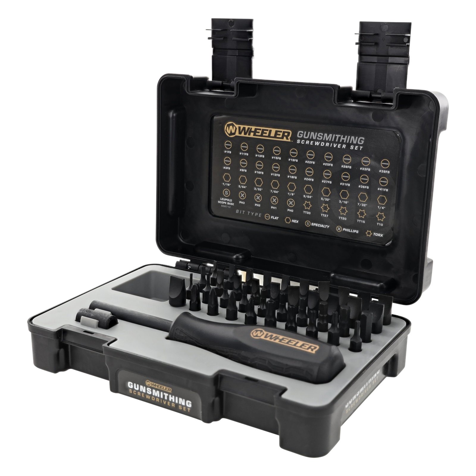 Buy Wheeler 43-Piece Gunsmithing Screwdriver Set, Black, Rust-Resistant, Comfort Grip, Organized Case online