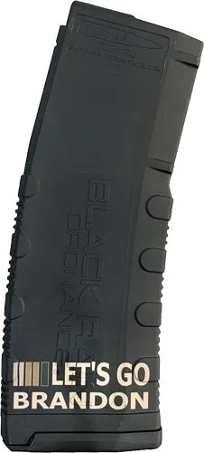 Black Rain Ordnance BROMAG30LGB AR-15 5.56 30-Round Magazine Black - Black Rain Ordnance - 5.56x45