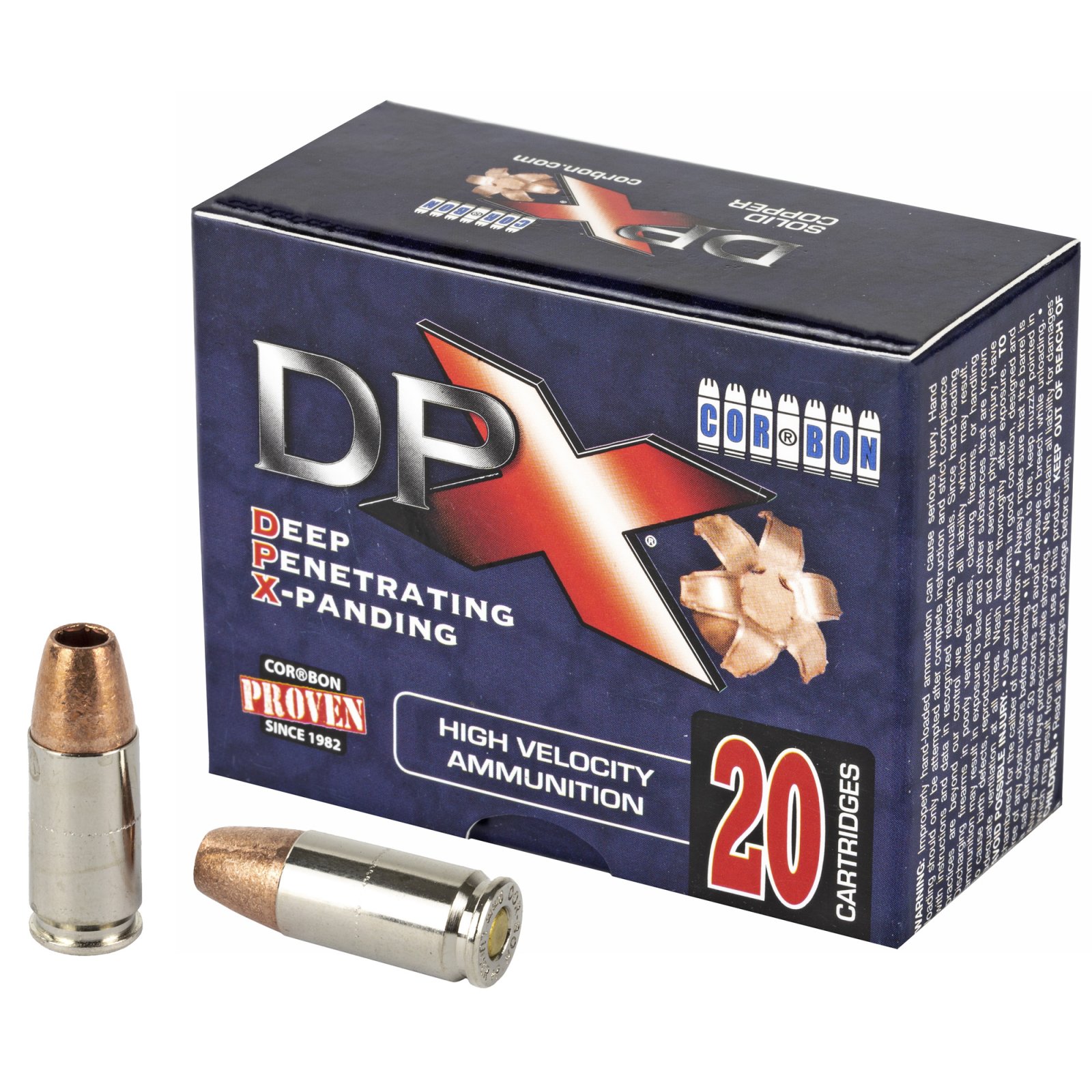 Corbon DPX09115 9MM +P 115 Grain Barnes X 20 Rounds - Corbon - 9MM