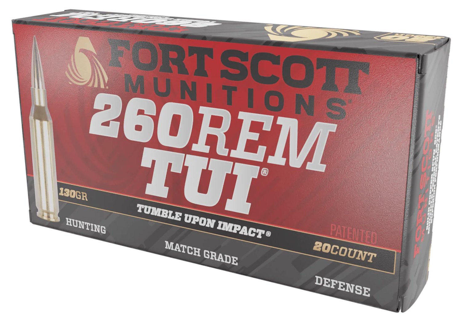Buy Fort Scott Munitions 260130SCV2 .260 Rem 130gr Solid Copper Ammo 20 Rounds online