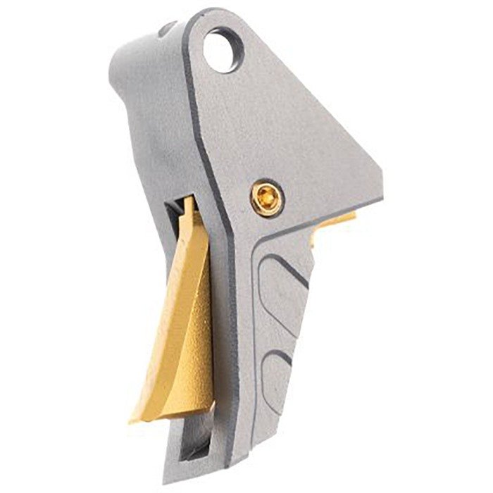 Tyrant Designs TD-ECHETRIG-GREY/GOLD Trigger Springfield Echelon Gray - TYRANT CNC
