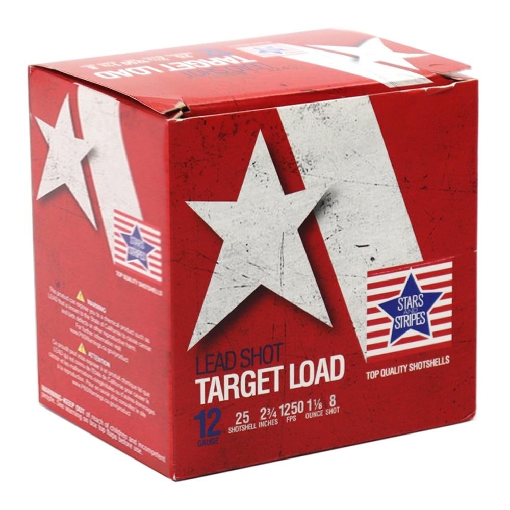 TRZ Trading Target Load Shotshells 12 ga 2-3/4 1-1/8 oz 1250 fps #8 25/ct