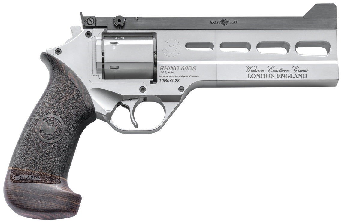 Chiappa 340302 Rhino Match Master 38 Special 6" Gray PVD Revolver 6 Shot - Chiappa Firearms - 38 Special