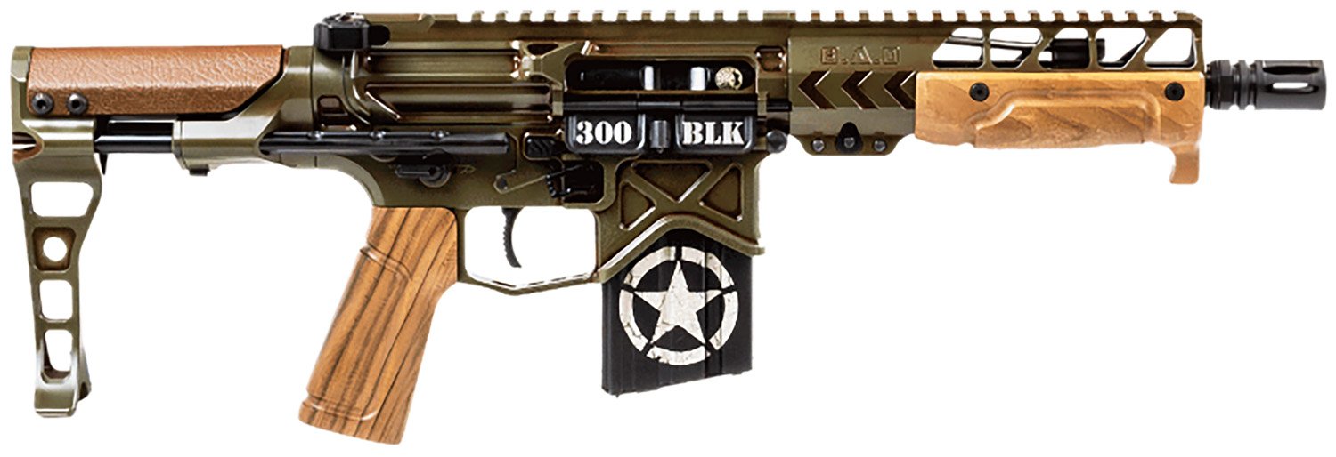 Tanker TANKER300P 300 Blackout Pistol 7.5" Barrel, Walnut, 20+1 Capacity - Battle Arms Development - .300 AAC Blackout (7.62x35mm)