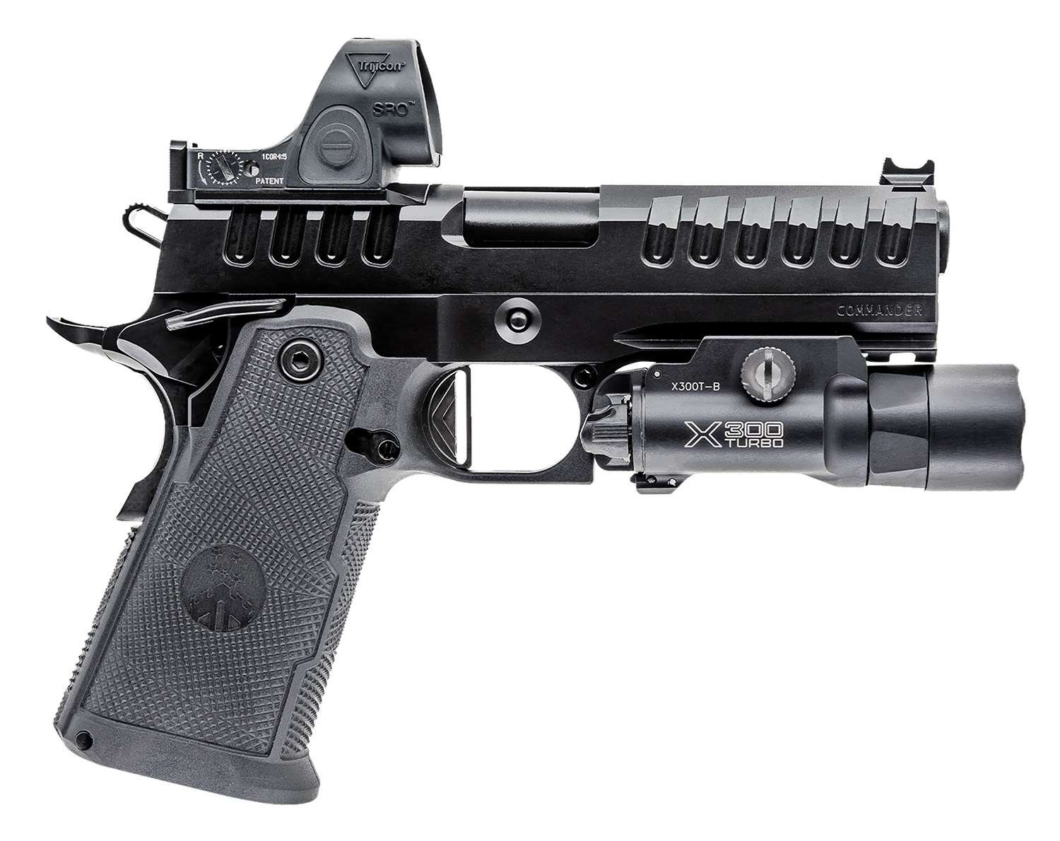 Watchtower APACHE9MMCMNDRBLK 9mm 15+1 4.25" Threaded Barrel Black PVD - WATCHTOWER Firearms - 9mm Luger (9x19 Parabellum)