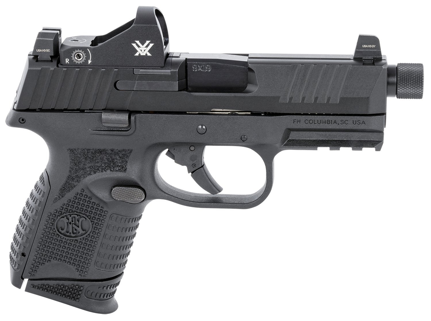 FN 66-100802 509 Compact Tactical 9mm 4.32" Black Vortex Viper Red Dot