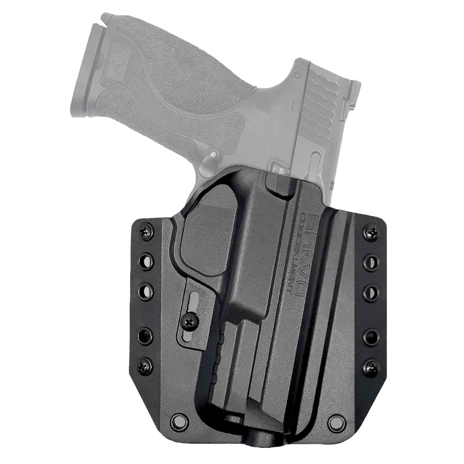 Bravo Concealment BC10-1014 OWB Holster, S&W M&P 9/40, Right Hand, Black - Bravo Company Manufacturing