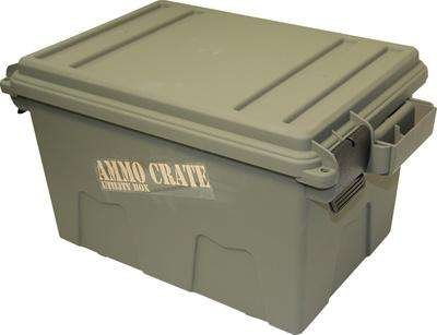 MTM Case Gard Ammo Crate Utility Box Army Green ACR7-18 17.2x9.2 - MTM Case-Gard - AMMO CRATE