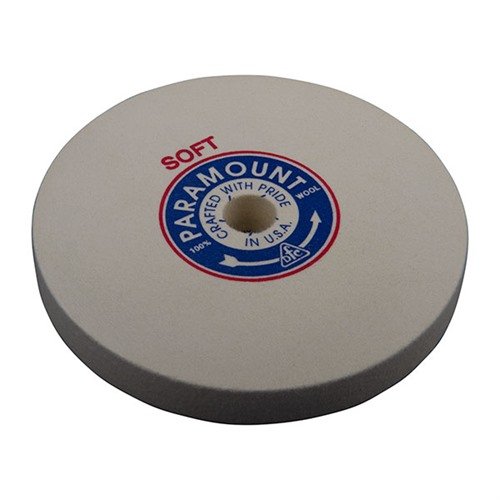 Bacon Felt Company 8in Soft Felt Polishing Wheel 1in Arbor - Bacon Felt Company