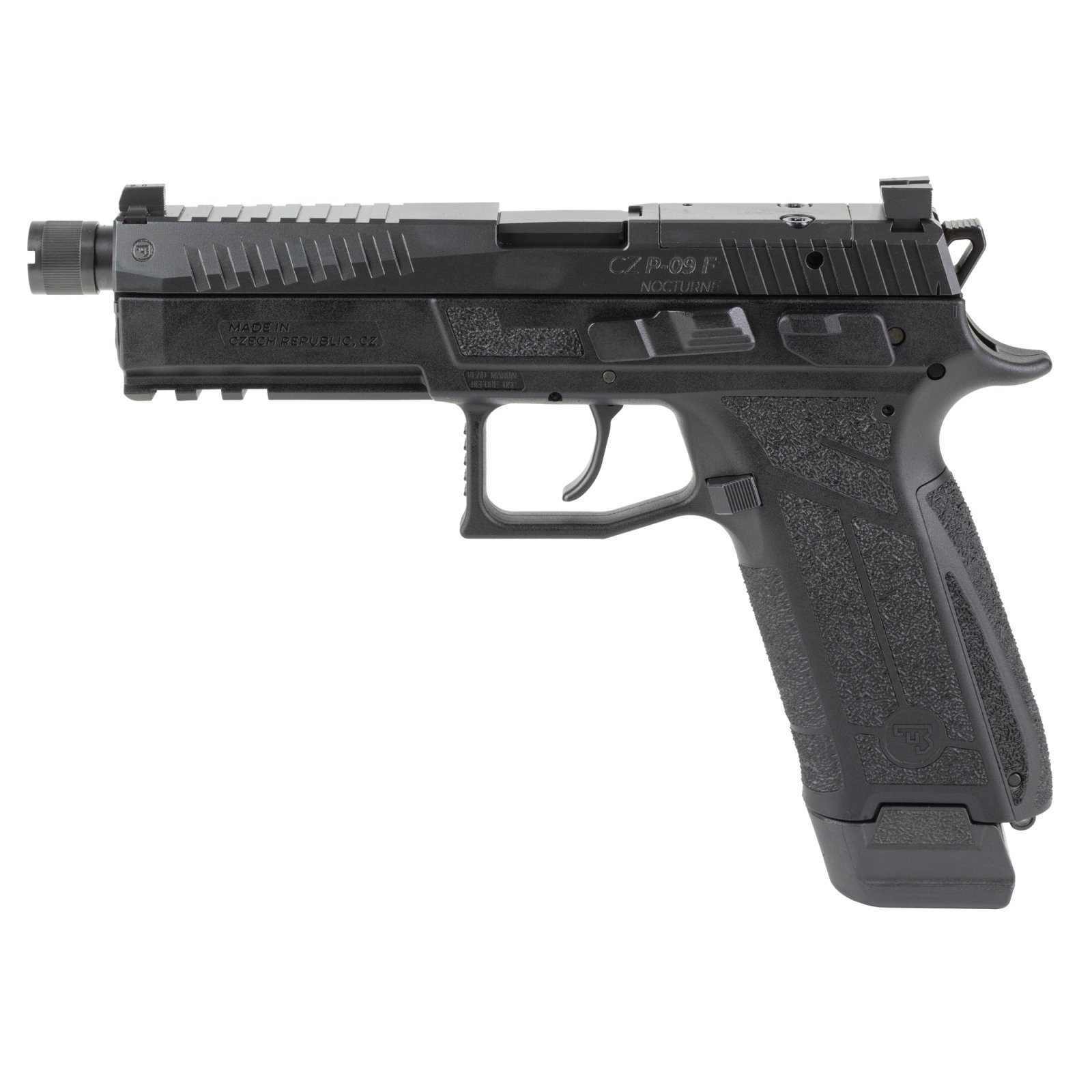 CZ P-09C Nocturne Semi-automatic Double Action/Single Action Polymer Frame