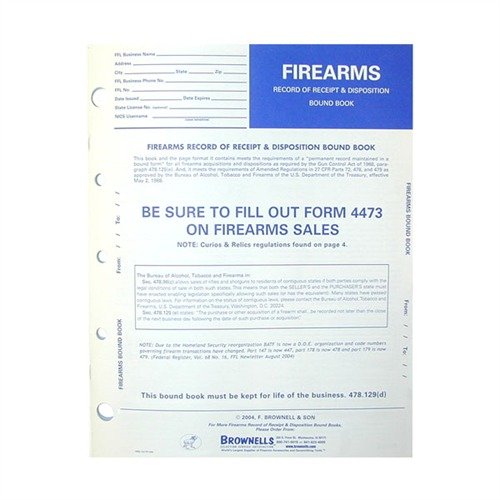 Brownells Firearms Record Book - Essential Tracking Tool