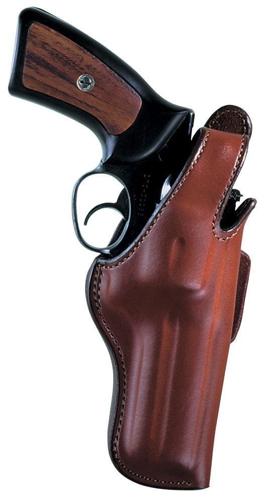 Bianchi 5BHL Thumbsnap Holster Ruger SP101 3 in Full Grain Leather - Bianchi