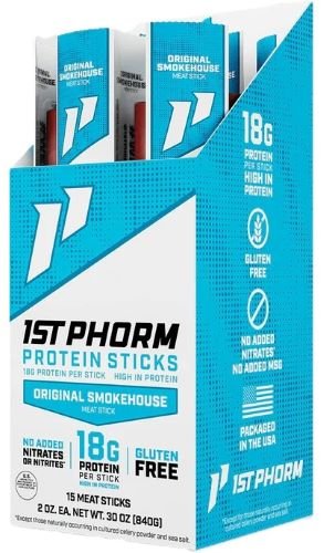 1ST PHORM PROTEIN BEEF STICKS ORIGINAL SMOKEHOUSE 15