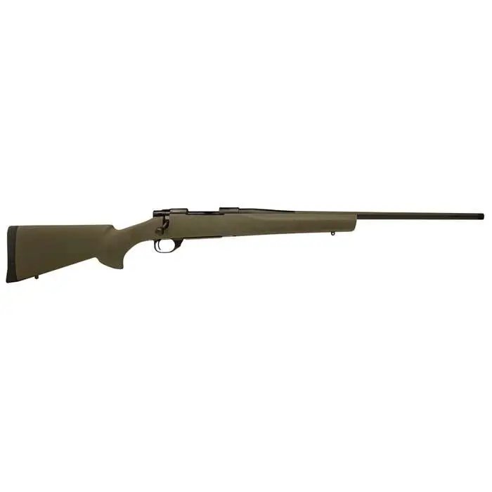 Howa HGR72503 M1500 6.5 Creedmoor 24" Blued Barrel Green Hogue Stock - Howa - 6.5 Creedmoor