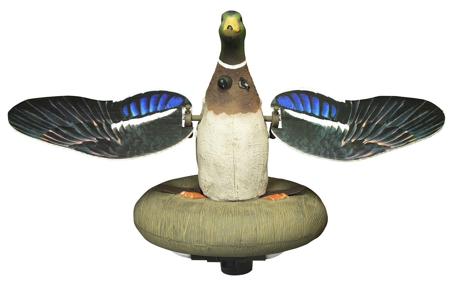 Higdon Outdoors 53077 XS Splashing Flasher Mallard Decoy 12V Li-ion Timer - Higdon Outdoors - MALLARD DRAKE