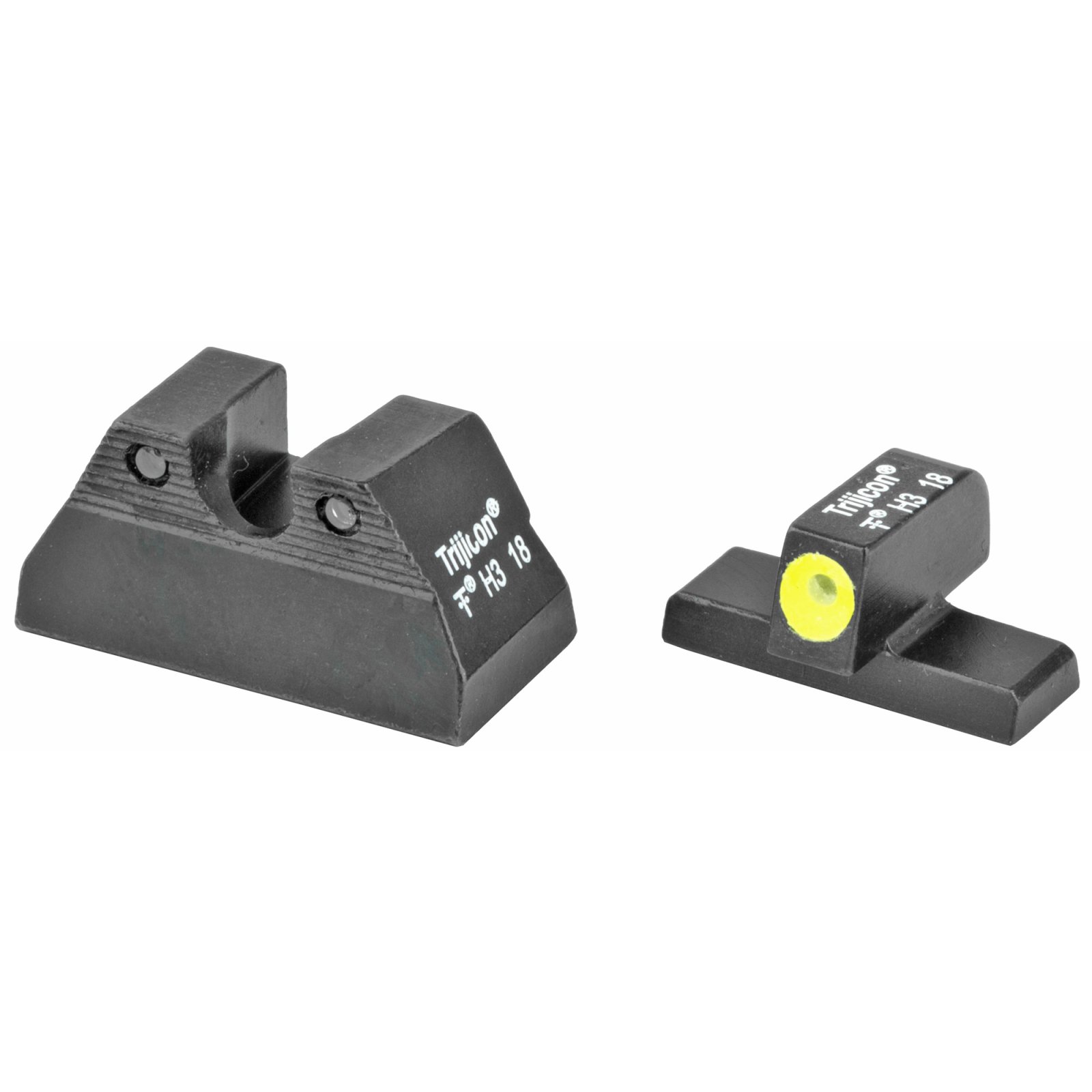 Trijicon HK108Y-600598 HD Night Sights, Yellow Front, 3 Dot Green Tritium
