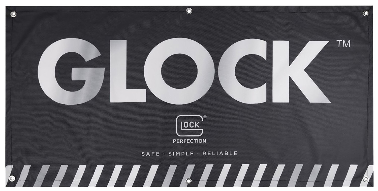 Glock Ad02044 Fabric Banner Black 4' X 2'