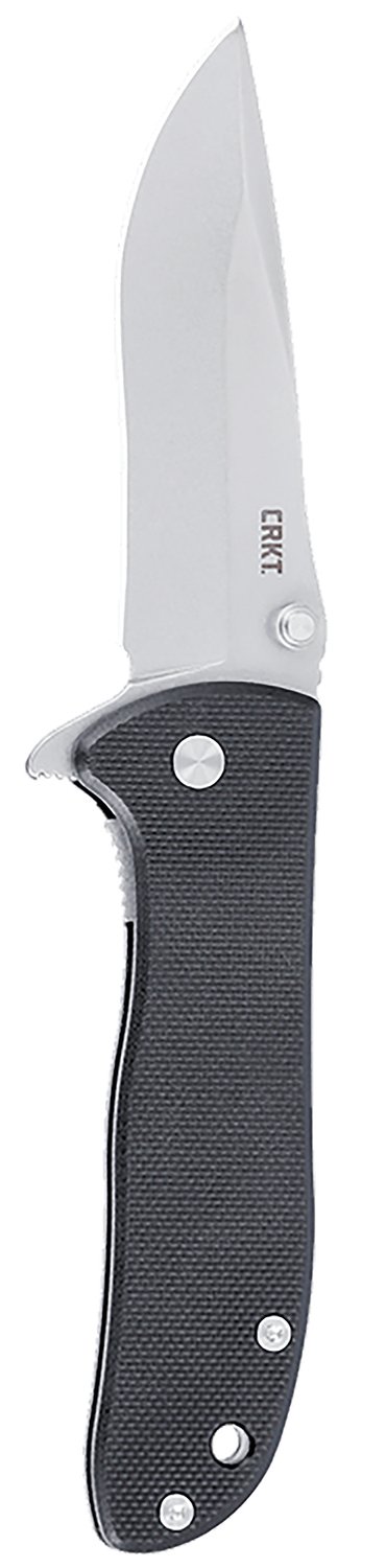 CRKT 6450D2 Drifter EDC 2.88" D2 Steel Blade, Black G10 Handle Knife
