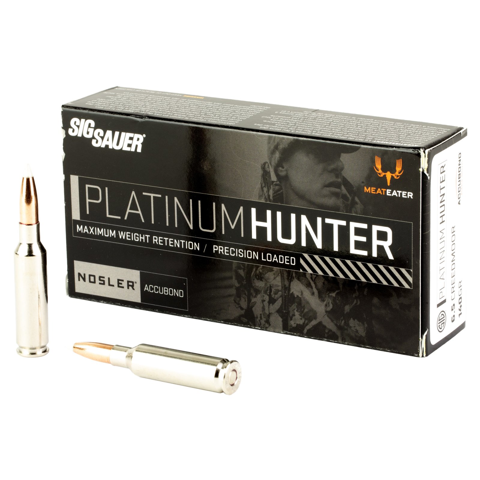Sig SAUER Platinum Hunter 6.5Crdmr 140Gr Nosler Accubond Ammo E65CMPH140-20