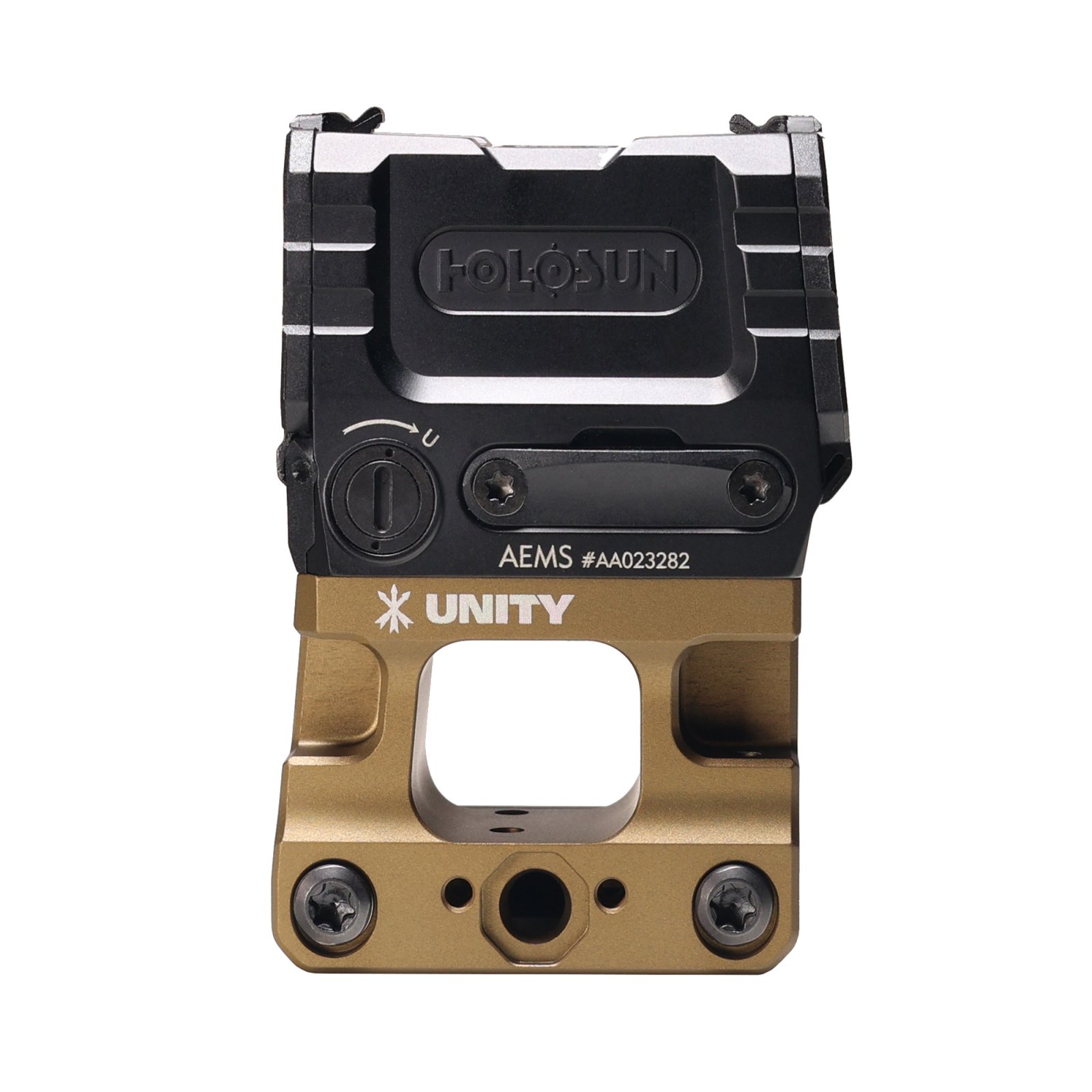 Unity Tactical FST-AEMF FAST AEMS QD Mount 2.26" FDE for Holosun Optics - Unity Tactical