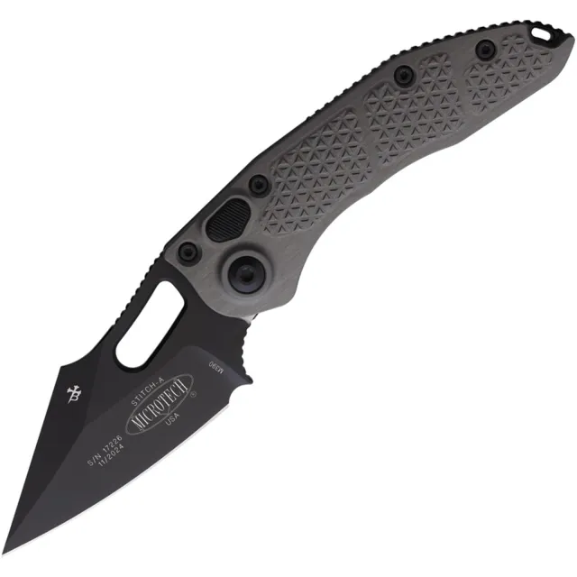 Microtech 169-1NC Stitch 3.75 In SE Black Natural Clear ALU HNDL - MICROTECH
