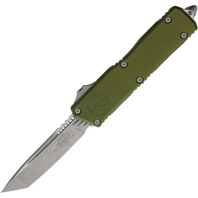 Microtech Scarab II G3 3.97 In Apocalyptic OD Green ALU Hndl