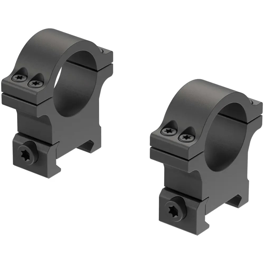 Leupold Open Range Cross-Slot 1in High Matte Black 2-piece Scope Rings