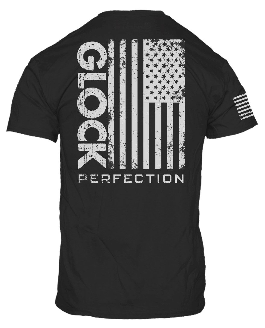 Glock AP96394 PERFECTION FLAG TEE XL BLK