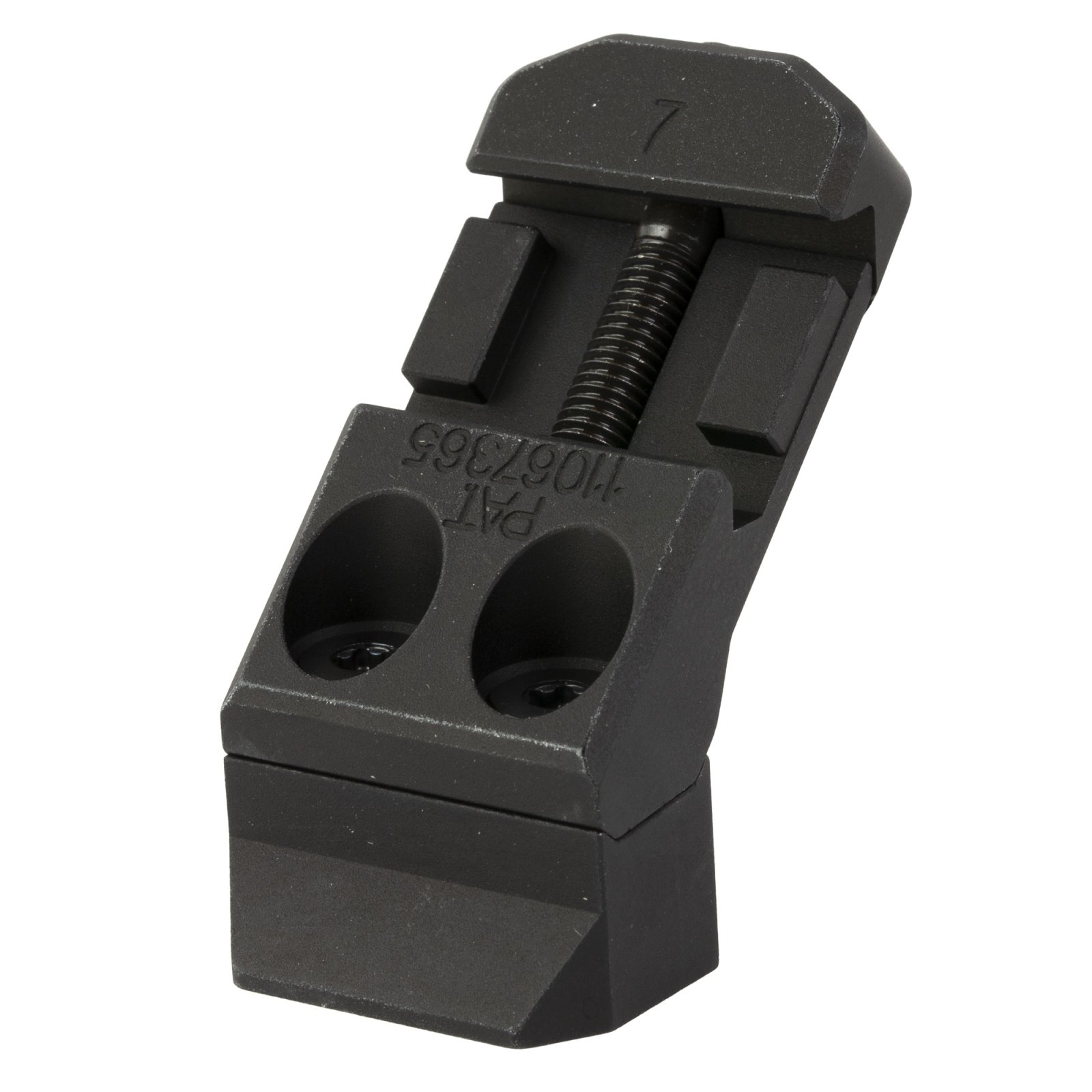 Arisaka OOM-BASE Offset Optic Mount Base, 35/45 Degree, Black Aluminum