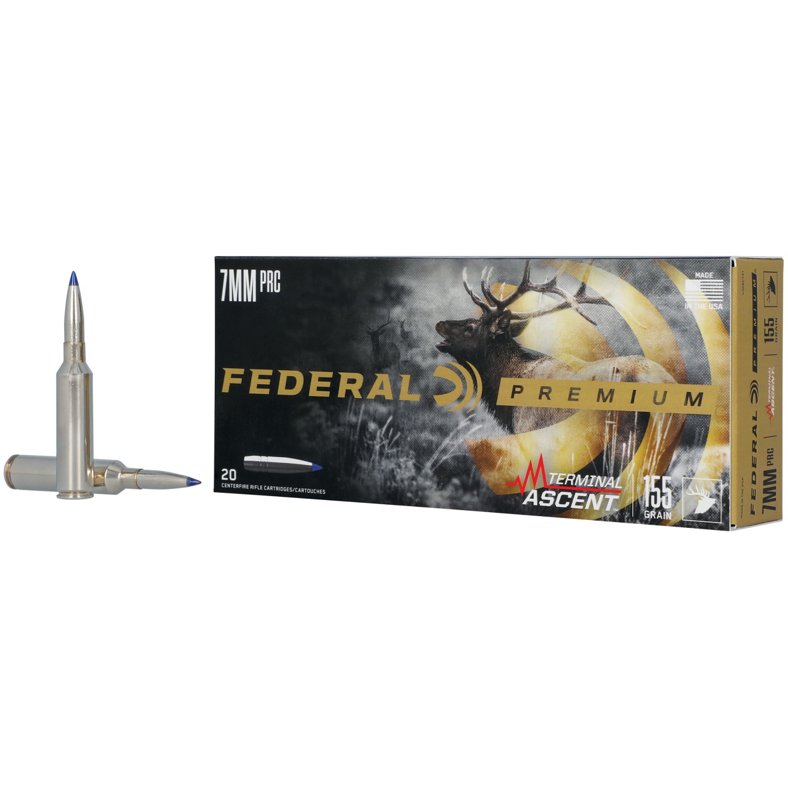 Buy Federal Ammunition 7MM PRC Terminal Ascent 155 Grain 20 Rounds Box online