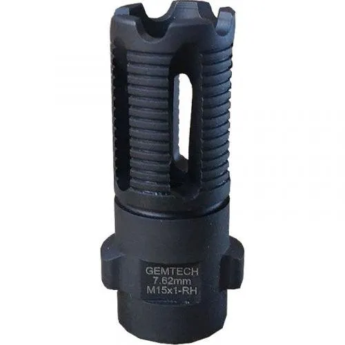 Gemtech Quickmount 12161 Muzzle Brake 30 Cal 7.62mm 15x1mm RH - Gemtech - 30 CALIBER | 7.62MM