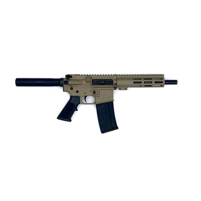GLFA GL15223PFDE .223 Wylde AR15 Pistol 7.5" Nitride Barrel FDE Finish - Great Lakes Firearms - .223 Wylde