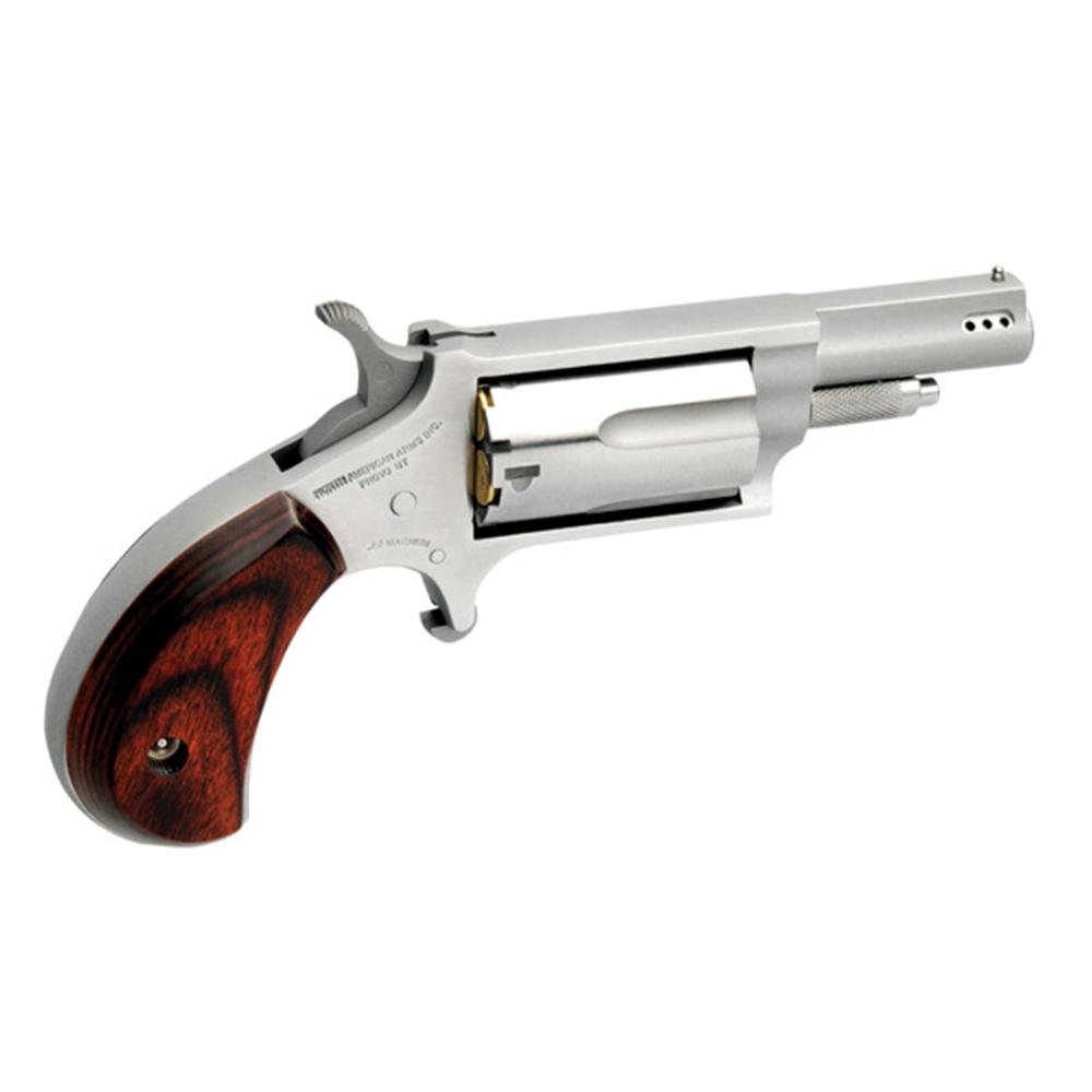 NAA 22MCP .22 LR/.22 WMR 1.63 in Stainless 5 Shot Revolver - NAA - 22 LR | 22 Magnum