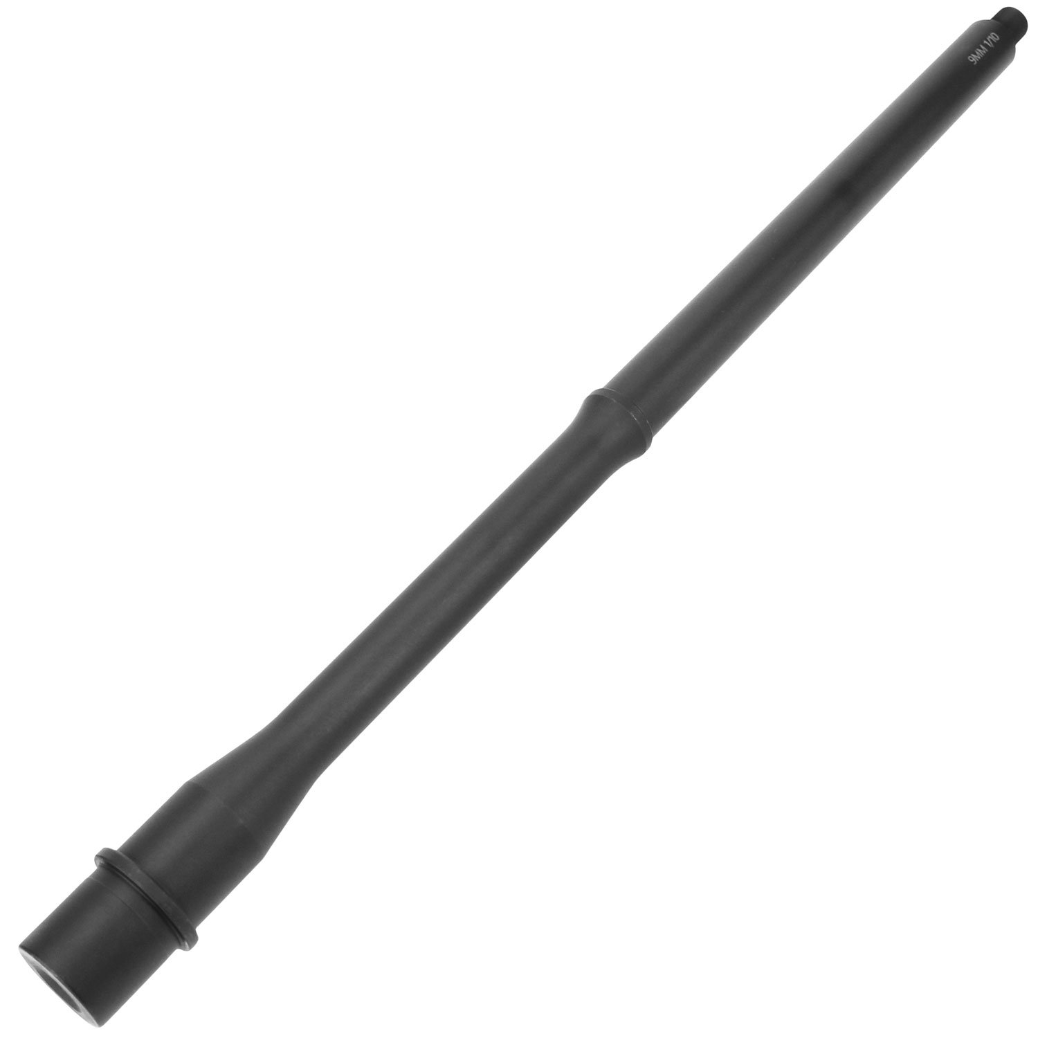 TacFire BAR9MM16BN 9mm AR Barrel 16" Black Nitride 1:10 Twist Threaded - TacFire - 9mm NATO