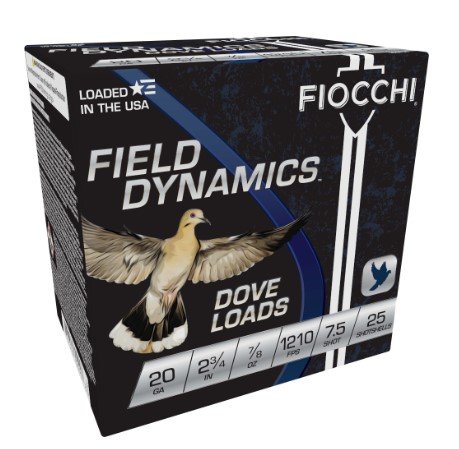 Fiocchi 20GT75 20ga 2.75" 7/8oz #7.5 Shotshell 25rds - Fiocchi - 20 Gauge