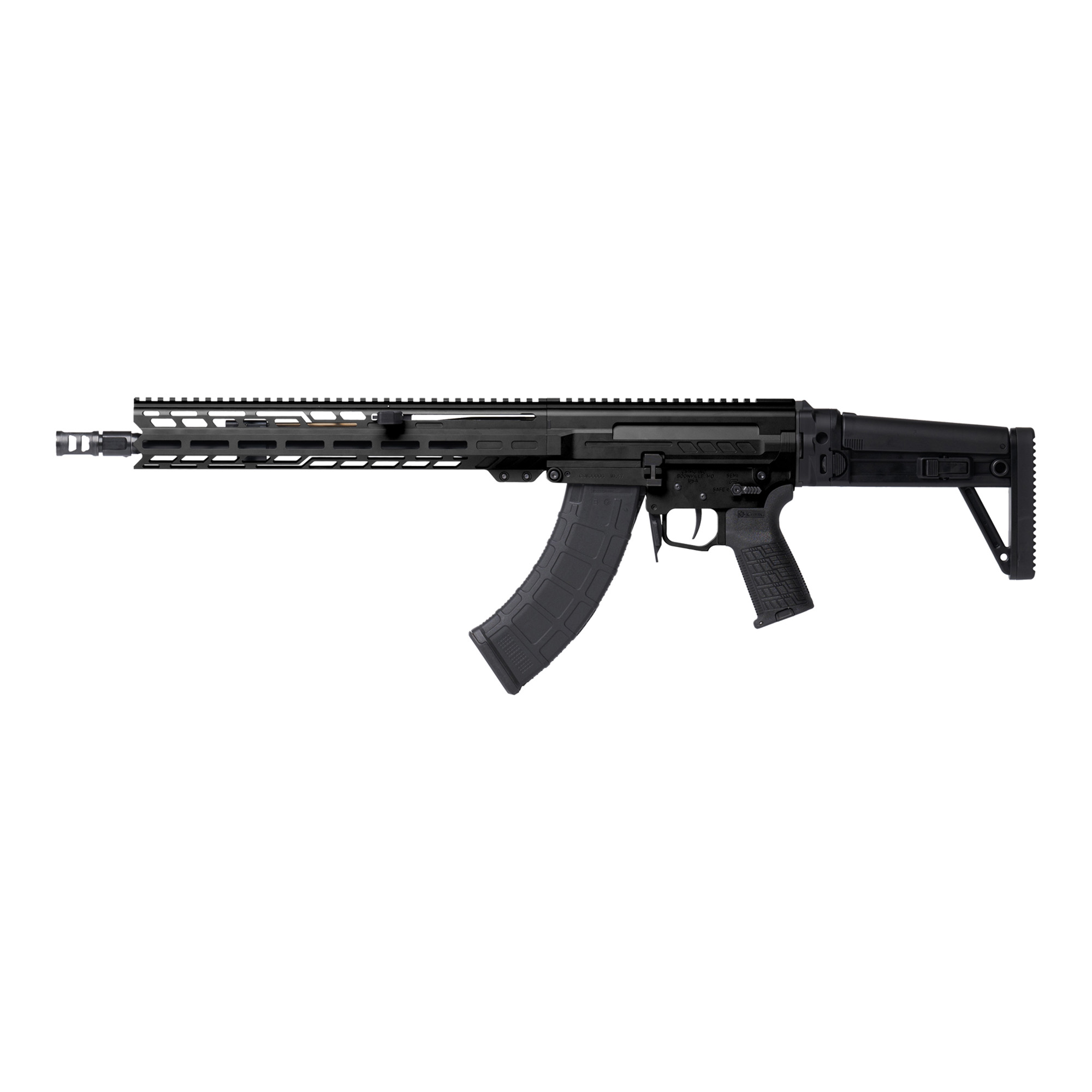 CMMG 86A7F0BAB Dissent MK47 7.62x39mm 30+1 (2) 14.30" P&W Black Armor