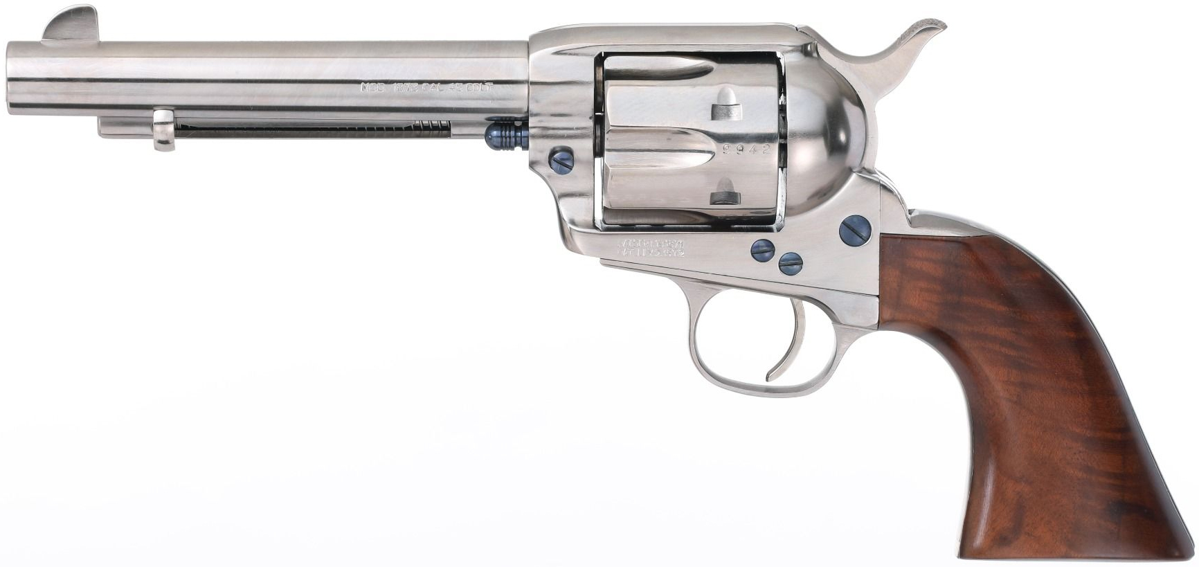 TF UBERTI 1873 CATTLEMAN 45LC 5.5 NICKEL Revolver