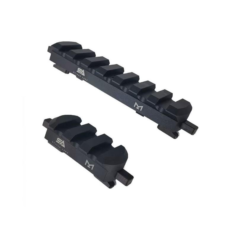 Sylvan Arms RC100 QD Picatinny Rail Combo 7 Slot 3 Slot Black Aluminum - Sylvan Arms