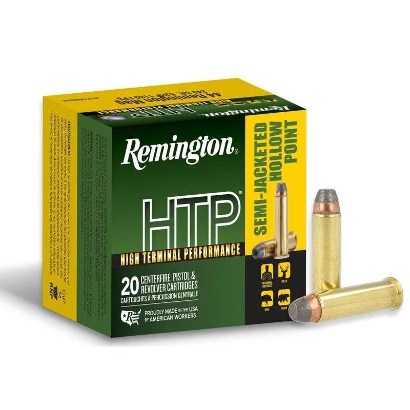 Remington 23010 44 Remington Magnum 240 Grain Semi-Jacketed Hollow Point - Remington Arms Company, LLC - SEMI JACKETED HOLLOW POINT