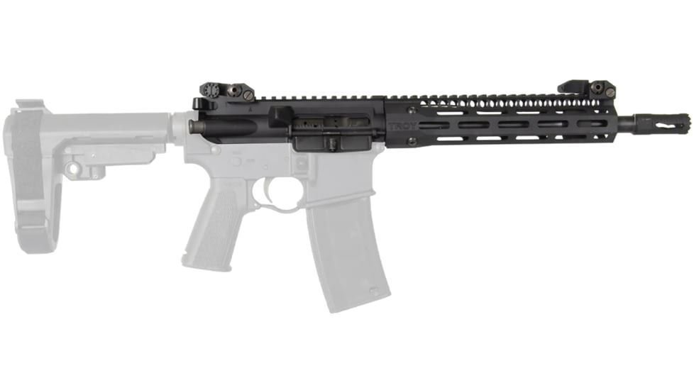 TROY SUPG-A4S-10BT-00 A4 Upper, 223 Rem/556 NATO, 10.5" Barrel