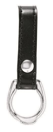 SAFARILAND 692S Black Baton Ring Basketweave Nickel