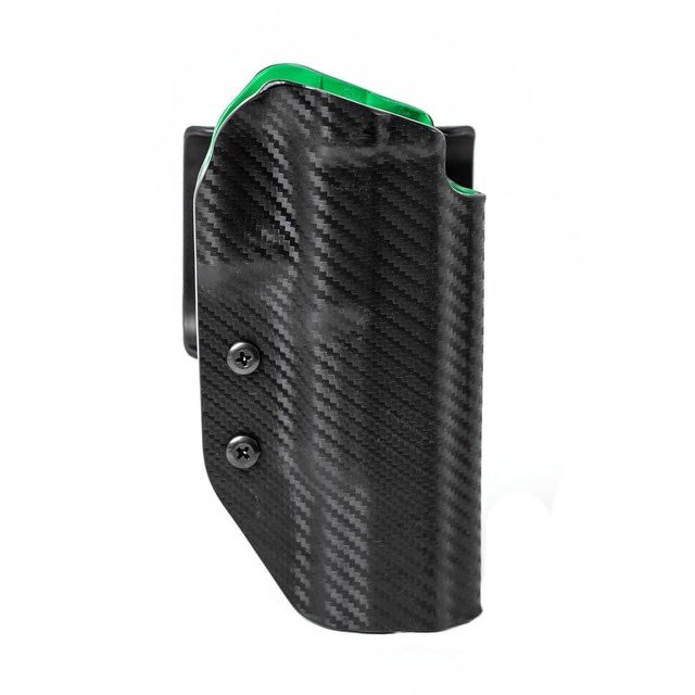 Buy Uncle Mike's 54RNC03BGL Range Holster OWB Black/Green for Colt 1911 5" online