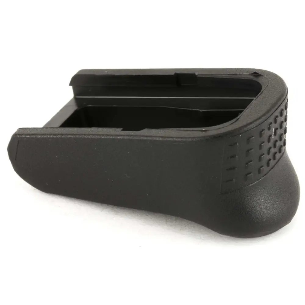 Pearce PG43 Plus Magazine Extension Glock 43 Black Polymer Adds 1 Round - Pearce Grip - 1RD