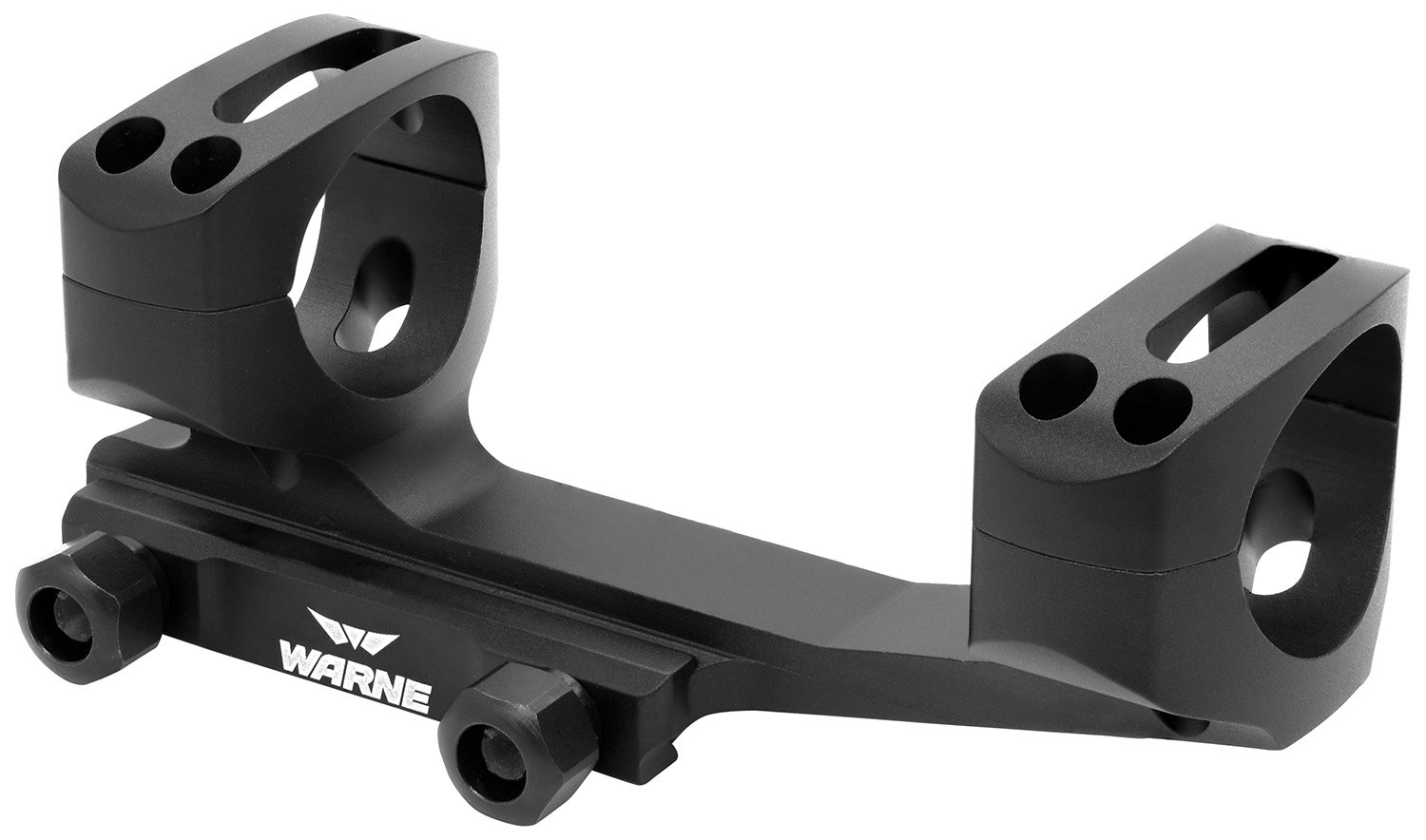 Warne XSKEL30TW Gen 2 Extended Skeletonized 30mm MSR Mount Black - Warne - X-SKEL
