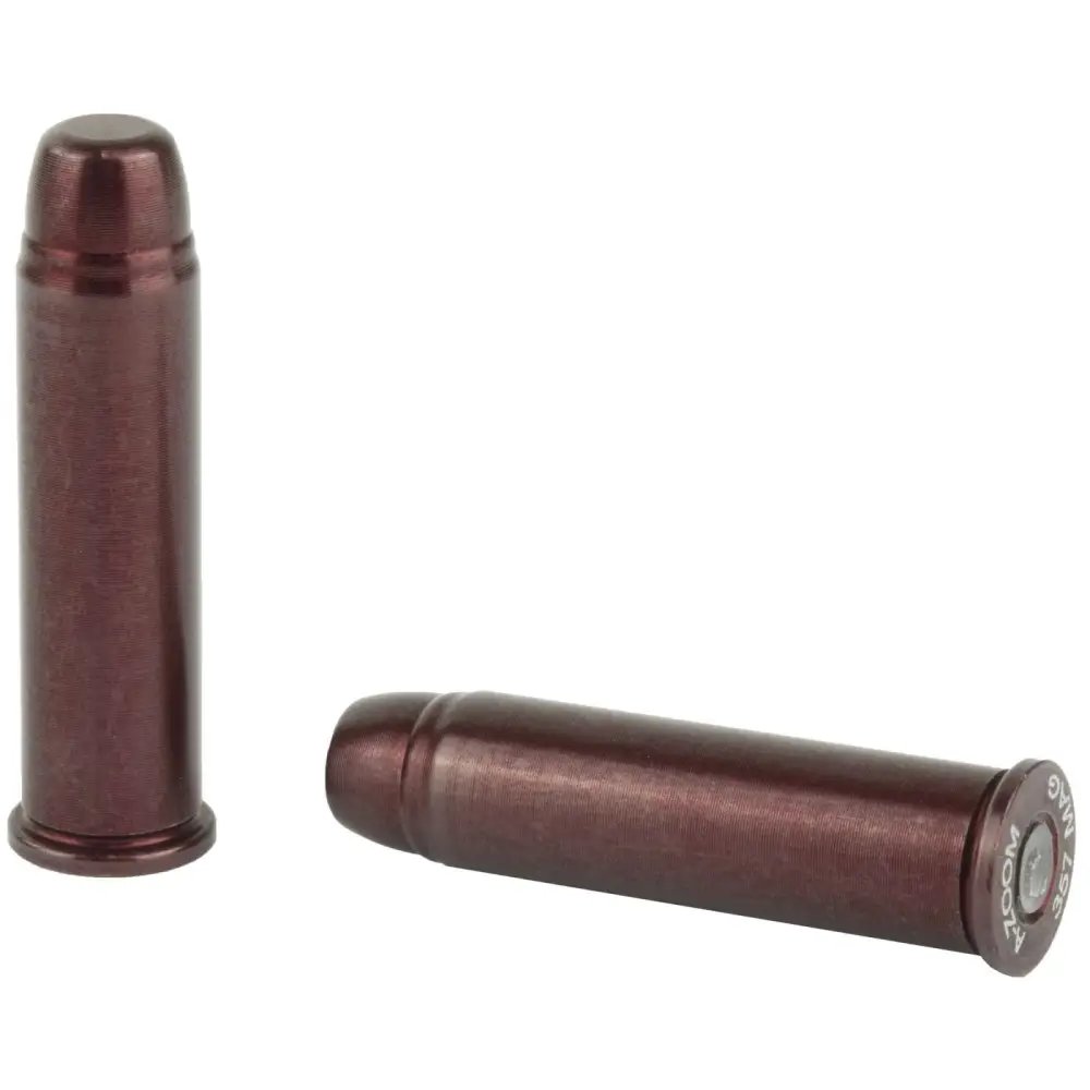 A-Zoom 16119 Aluminum Snap Caps, 357 Magnum, 6-Pack - Safe Dry Firing & Quick Draw Practice